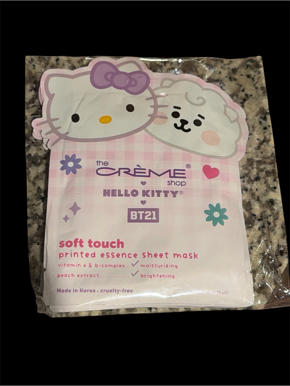 The Crème Shop x Hello Kitty BT21 Soft Touch Sheet Mask